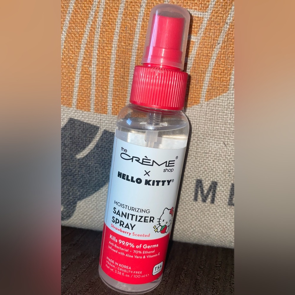 *RARE* The Créme Shop Hello Kitty Moisturizing Sanitizer Spray